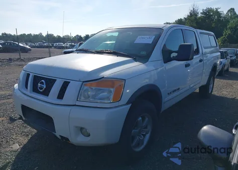 2008 Nissan Titan Pro-4X z USA, uszkodzony, nr VIN 1N6AA07FX8N309885